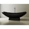 Alfi Brand Tub, 70.75 L, 33.5 W, Black Matte, Resin AB9992BM - alternate 4